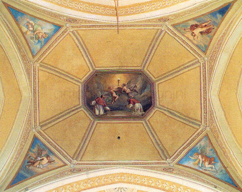 Gloria dell'Eucarestia - 1867 - affresco - Poscante (BG)